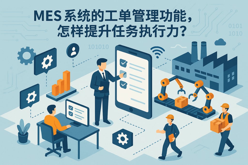 MES 系统的工单管理功能，怎样提升任务执行力？